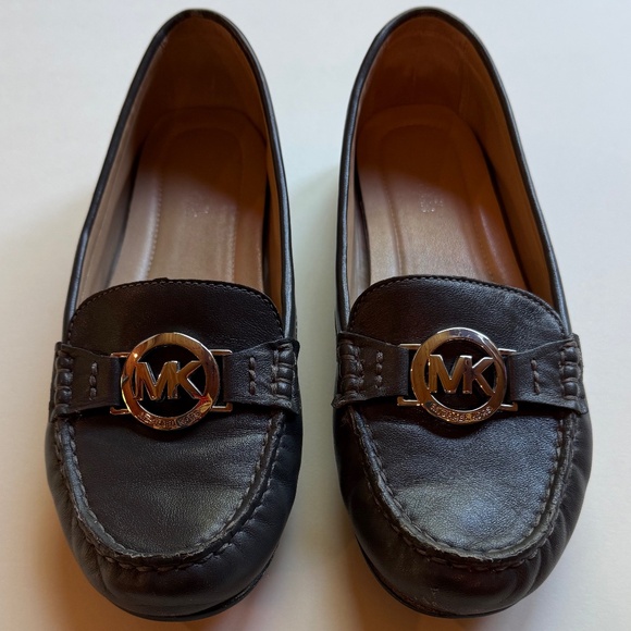 MICHAEL Michael Kors Leather Gray Loafer - Picture 1 of 9